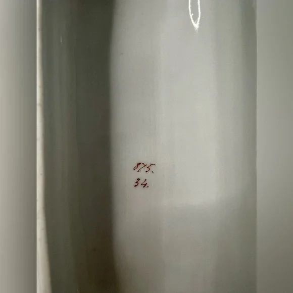 Antique Floral Lidded Pen Tray, Numbered- excellent condition. - Picture 5 of 10